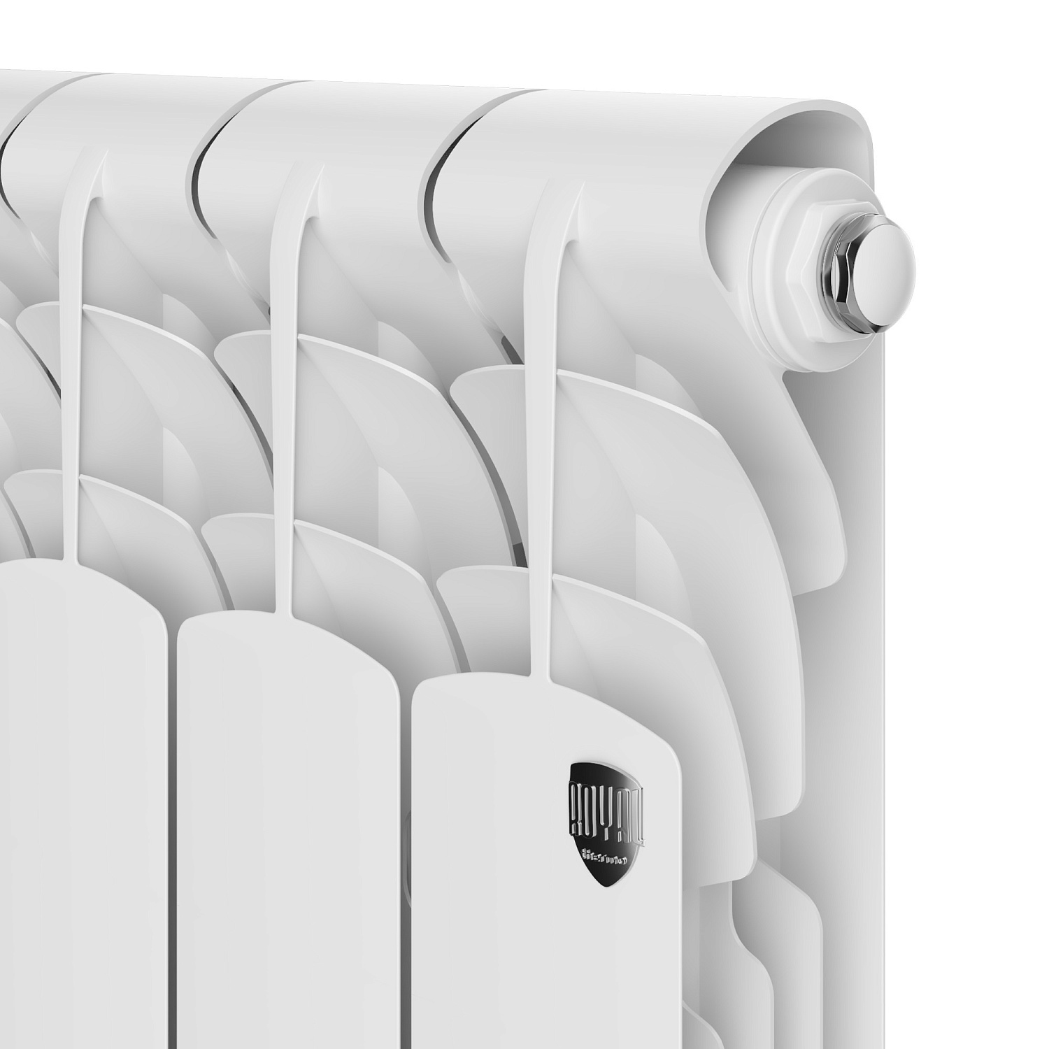 Радиатор алюминиевый Royal Thermo REVOLUTION 350/80 6 секций фото в интернет-магазине САНТЕХСИТИ