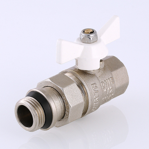 Кран с полусгоном VALTEC прямой 3/4" с дополнительным уплотнением фото в интернет-магазине САНТЕХСИТИ