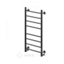Полотенцесушитель НИКА с греющим кабелем WAY II 80/40 U (RAL9005 mat) фото в интернет-магазине САНТЕХСИТИ