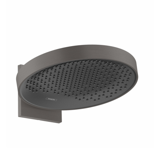 Hansgrohe Rainfinity Верхний душ 360 1jet с настенным креплением, цвет: шлифованный черный хром фото в интернет-магазине САНТЕХСИТИ