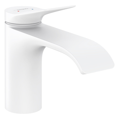 Hansgrohe Vivenis Смеситель для раковины, на 1 отв., цвет: белый матовый фото в интернет-магазине САНТЕХСИТИ
