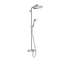 Hansgrohe Croma E 280 1jet Душевая система Showerpipe с термостатом для ванны, хром фото в интернет-магазине САНТЕХСИТИ