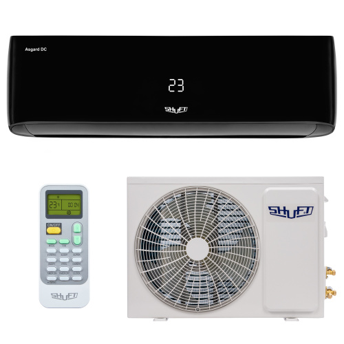 Сплит-система инверторного типа SHUFT Asgard DC Black SFTHAI-09HN8/BL комплект фото в интернет-магазине САНТЕХСИТИ