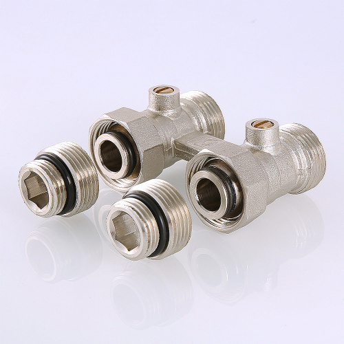 Узел для нижнего подключения радиатора VALTEC прямой 1/2"х3/4" фото в интернет-магазине САНТЕХСИТИ