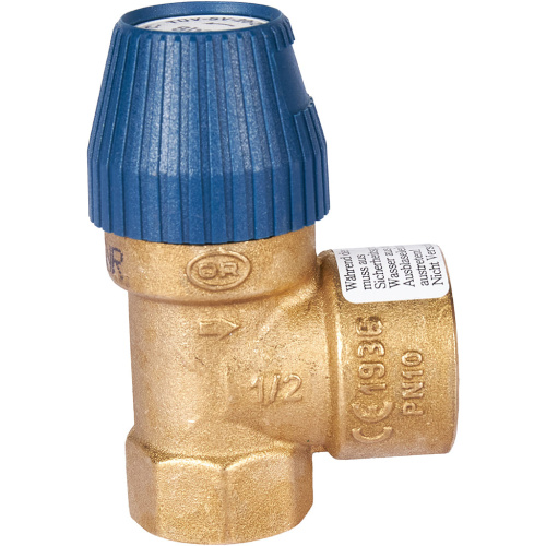 Предохранительный клапан для систем водоснабжения 8 бар 1/2"x3/4" (477.182) STOUT фото в интернет-магазине САНТЕХСИТИ