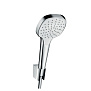 Hansgrohe Croma Select E 1jet/Port Ручной душ с держателем, цвет: хром фото в интернет-магазине САНТЕХСИТИ