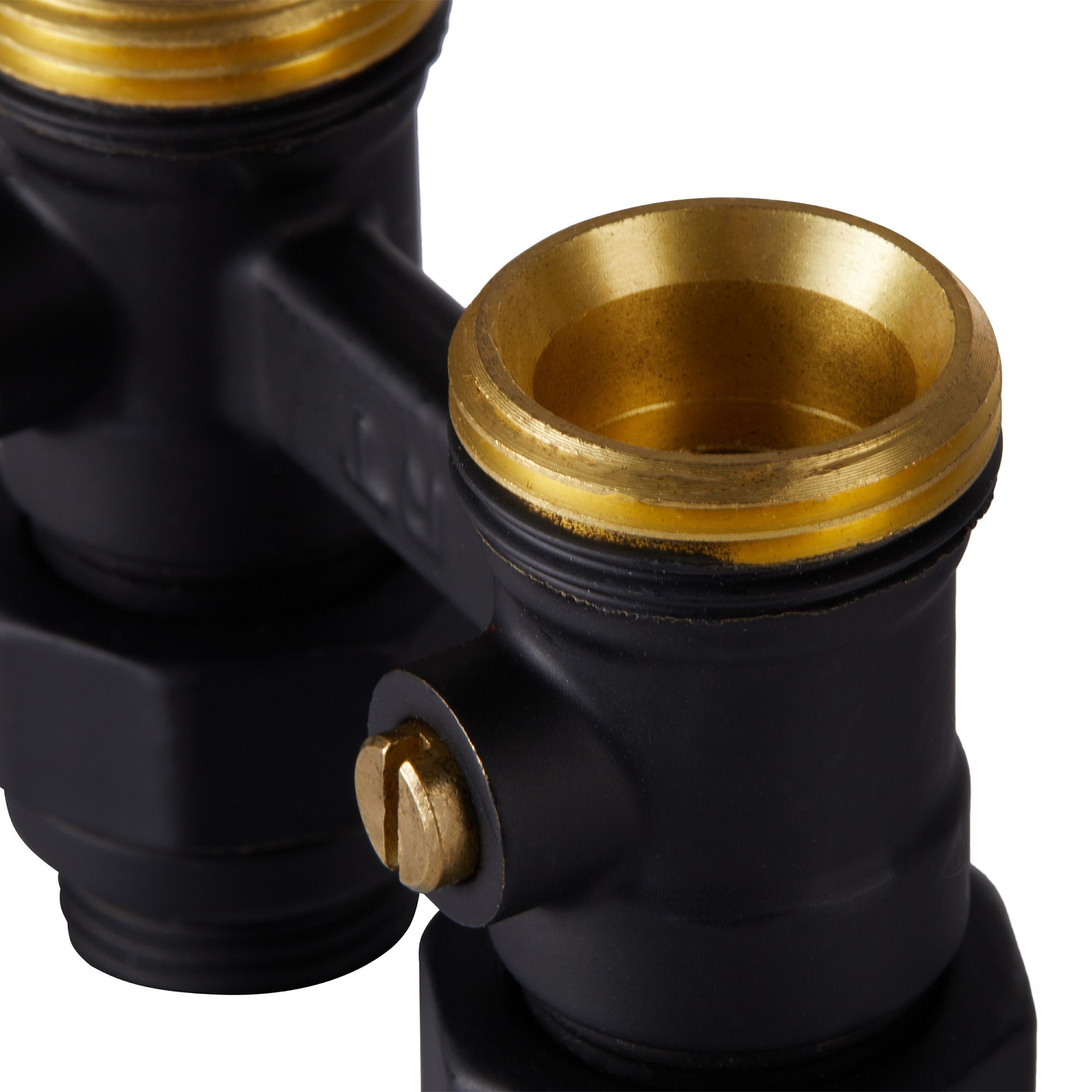 Узел нижнего подключения Royal Thermo прямой 1/2х3/4 EK (черный) фото в интернет-магазине САНТЕХСИТИ