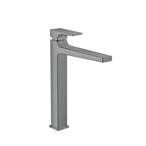 Hansgrohe Metropol Смеситель для раковины 260, на 1 отв, с донным клапаном, излив 204мм, цвет: шлифованный черный хром фото в интернет-магазине САНТЕХСИТИ