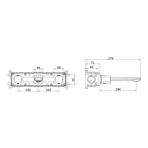 Смеситель для раковины VIEIR V473013 фото в интернет-магазине САНТЕХСИТИ