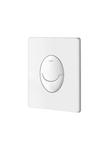 Накладная панель GROHE Skate Air 38505SH0 (кнопка овальная) альпин-белый фото в интернет-магазине САНТЕХСИТИ