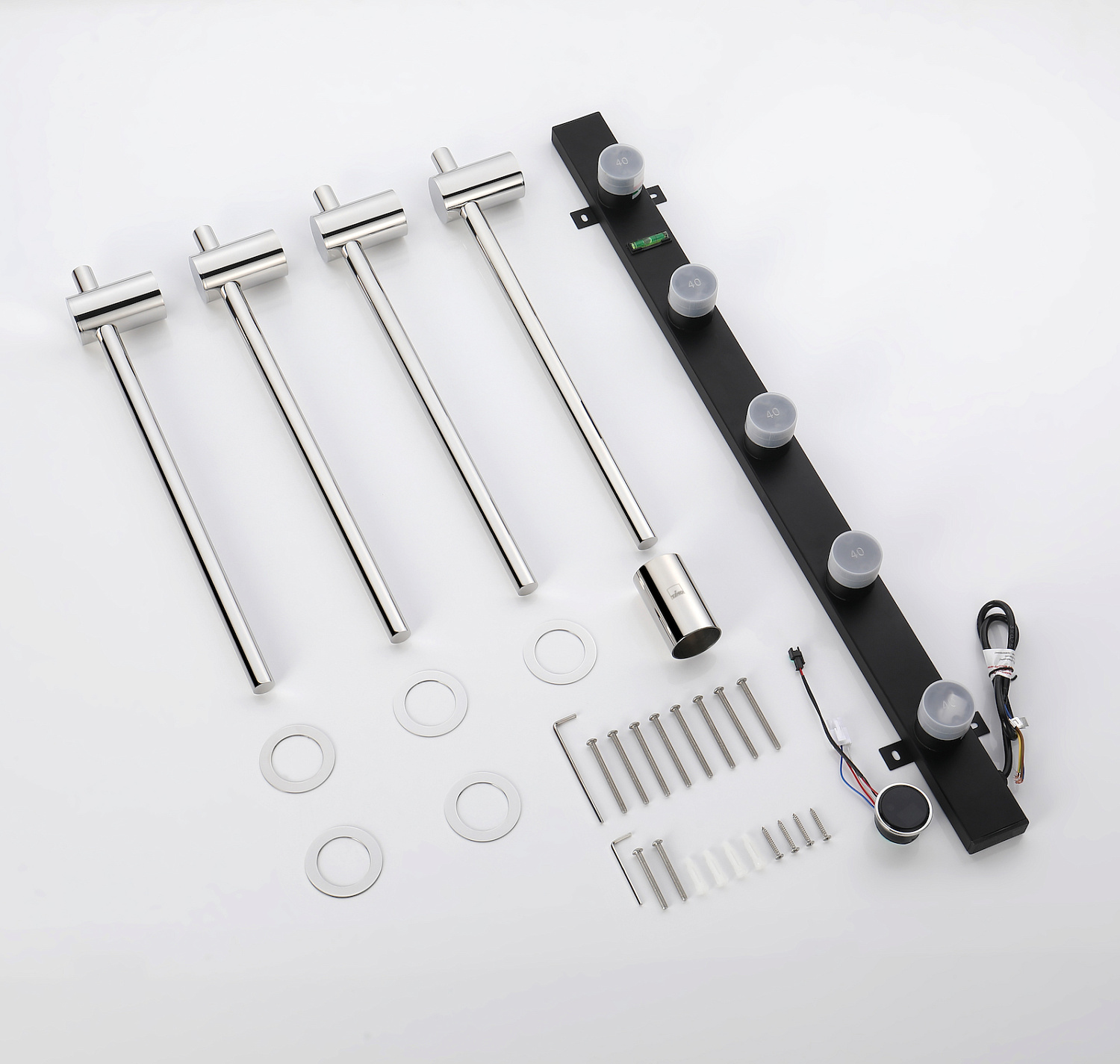 Полотенцесушитель электрический, встроенный Timo Saona 040/00SM хром фото в интернет-магазине САНТЕХСИТИ