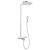 Hansgrohe Raindance Select 360 Showerpipe Душевая стойка с верхним душем 36х36см., термостатом и ручным душем, цвет: хром/белый фото в интернет-магазине САНТЕХСИТИ