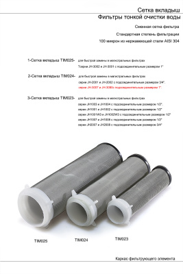 Сетка вкладыш