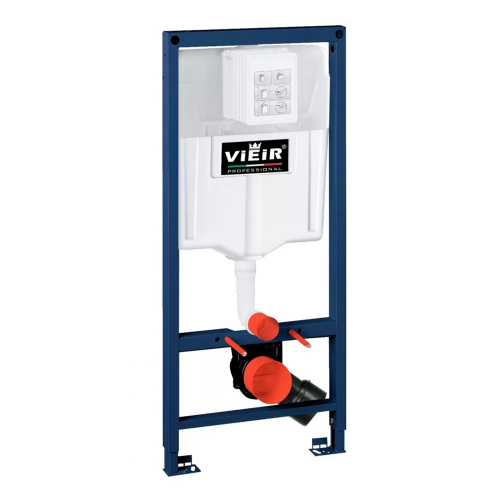 Инсталляция для подвесного унитаза VIEIR (пневматический слив) без кнопки VRQ79 фото в интернет-магазине САНТЕХСИТИ