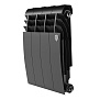Радиатор биметаллический Royal Thermo BILINER B 350 Чёрный - 4 секц. фото в интернет-магазине САНТЕХСИТИ