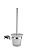 Ершик настенный нерж. сталь/стеклянный для туалета/унитаза цвет хром VIEIR V5113 фото в интернет-магазине САНТЕХСИТИ