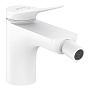 Hansgrohe Vivenis Смеситель для биде, на 1 отв., с донным клапаном, цвет: белый матовый фото в интернет-магазине САНТЕХСИТИ