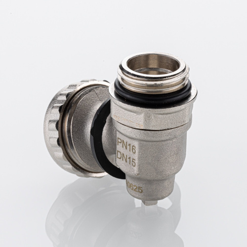 Кран VALTEC  дренажный с пробкой угловой 1/2" нар. р. фото в интернет-магазине САНТЕХСИТИ