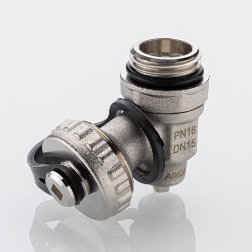 Кран VALTEC  дренажный с пробкой угловой 1/2" нар. р. фото в интернет-магазине САНТЕХСИТИ