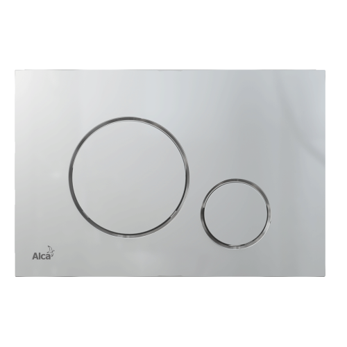 Кнопка управления ALCAPLAST для инсталляции, xром-мат фото в интернет-магазине САНТЕХСИТИ