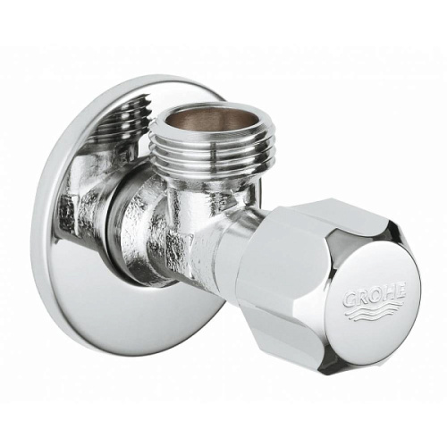 Угловой вентиль Grohe 2201600M 1/2х1/2 нар-нар фото в интернет-магазине САНТЕХСИТИ