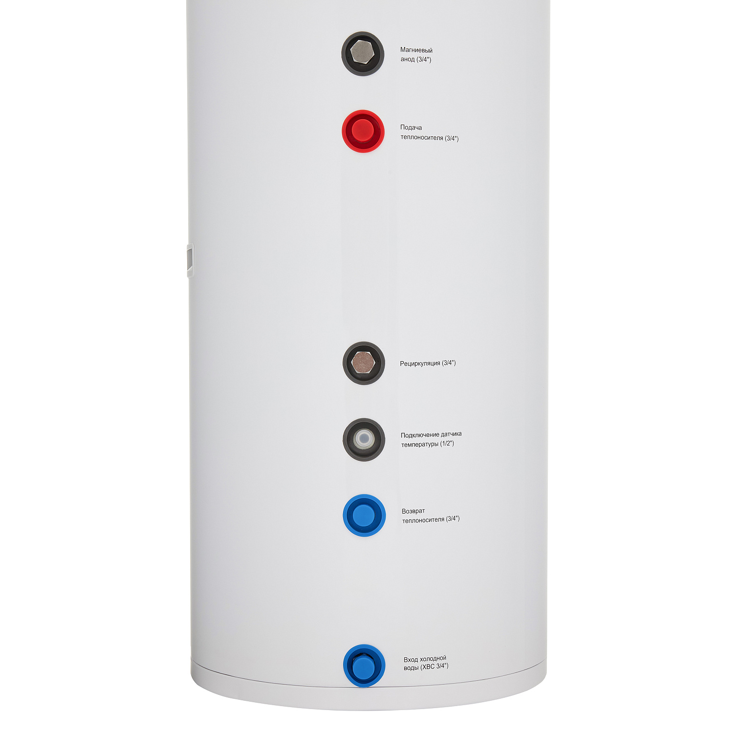 Бойлер косвенного нагрева SMART Install напольный F 200 INOX (нержавеющая сталь) 180 литров фото в интернет-магазине САНТЕХСИТИ