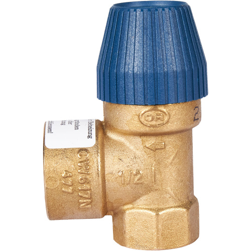 Предохранительный клапан для систем водоснабжения 8 бар 1/2"x3/4" (477.182) STOUT фото в интернет-магазине САНТЕХСИТИ