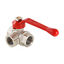 Кран шаровой трехходовой VALTEC тип T 1/2" вн. вн. вн. фото в интернет-магазине САНТЕХСИТИ