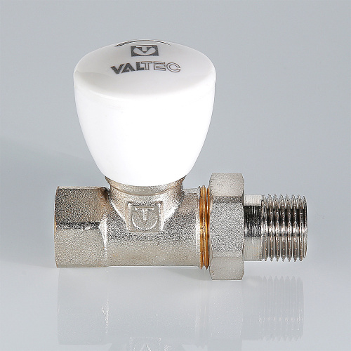 Радиаторный кран VALTEC 1/2" прямой фото в интернет-магазине САНТЕХСИТИ