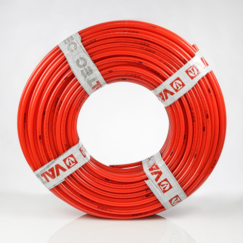 Труба из сшитого полиэтилена VALTEC PE-Xa EVOH 16х2.0 (рулон 200м) красная фото в интернет-магазине САНТЕХСИТИ
