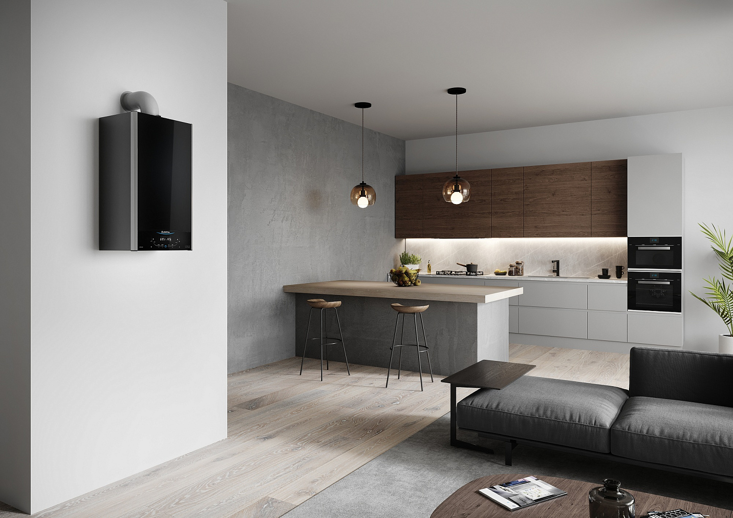 Котел газовый настенный ARISTON конденсационный двухконтурный ALTEAS ONE NET 30 фото в интернет-магазине САНТЕХСИТИ