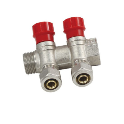 imgi_4_Регулирующий-коллектор-с-вентилями-и-цангами-2-выхода-красный-Vieir-550x550