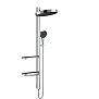 Hansgrohe Showerpipe Душевая система 1jet (верхний душ, штанга, ручной душ, полочки), цвет: хром фото в интернет-магазине САНТЕХСИТИ