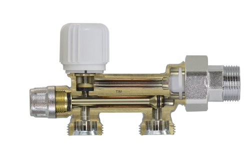 Терморегулирующий узел TIM 1/2" для прямого нижнего подключения фото в интернет-магазине САНТЕХСИТИ