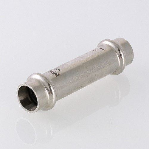 Фитинг нержавеющая сталь VALTEC Муфта надвижная 15х15 фото в интернет-магазине САНТЕХСИТИ