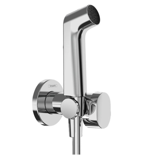Hansgrohe Bidette E Гигиенический душ со смесителем, держатель, цвет: хром фото в интернет-магазине САНТЕХСИТИ