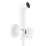 Hansgrohe Bidette E Гигиенический душ со смесителем, держатель, цвет: белый матовый фото в интернет-магазине САНТЕХСИТИ