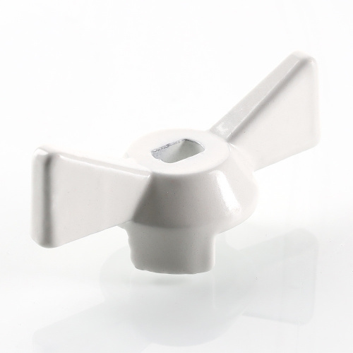 Ручка-бабочка для крана VALTEC 1/2"-3/4" белая фото в интернет-магазине САНТЕХСИТИ