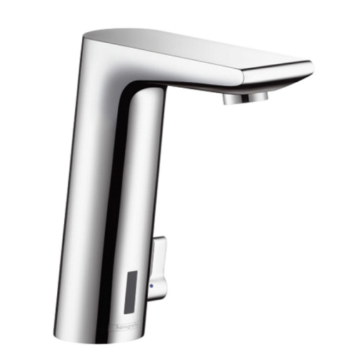 Hansgrohe Metris S Смеситель для раковины, электронный, с регулировкой температуры, питание от батареек, цвет: хром фото в интернет-магазине САНТЕХСИТИ