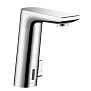 Hansgrohe Metris S Смеситель для раковины, электронный, с регулировкой температуры, питание от батареек, цвет: хром фото в интернет-магазине САНТЕХСИТИ