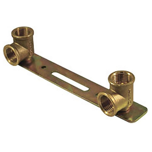 Резьбовой фитинг Монтажная планка с уголками 1/2" фото в интернет-магазине САНТЕХСИТИ