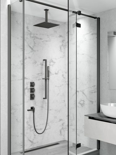 Душевая система встроенная с термостатом Timo Selene SX-2239/03SM черный фото в интернет-магазине САНТЕХСИТИ
