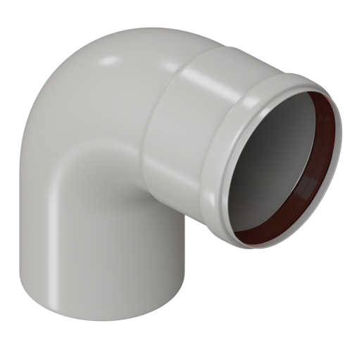 Отвод конденсационный VIVAT D80х90° фото в интернет-магазине САНТЕХСИТИ