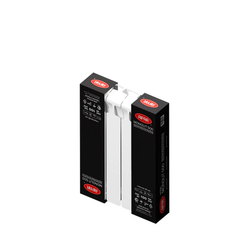 Радиатор биметаллический RIFAR Monolit 500 4 секций фото в интернет-магазине САНТЕХСИТИ