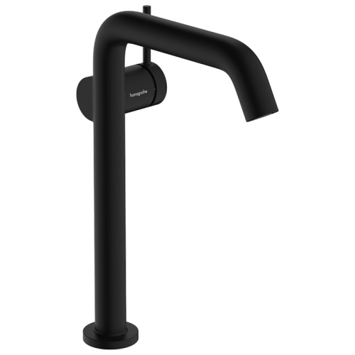Hansgrohe Tecturis S Смеситель для раковины, высокий, 1 отв., CoolStart EcoSmart+, с донным клапаном Push-Open, цвет: черный матовый фото в интернет-магазине САНТЕХСИТИ