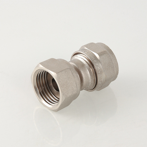 Обжимной фитинг VALTEC Муфта с накидной гайкой 16х1/2" фото в интернет-магазине САНТЕХСИТИ