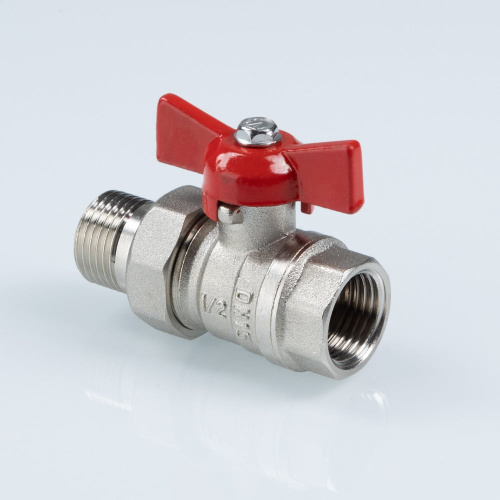 Кран с полусгоном VALTEC СТАНДАРТ ГОСТ прямой 1/2" фото в интернет-магазине САНТЕХСИТИ