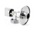 Кран шаровой PROFACTOR CHROME угловой для бытовой техники н/н 1/2" х 3/4" фото в интернет-магазине САНТЕХСИТИ