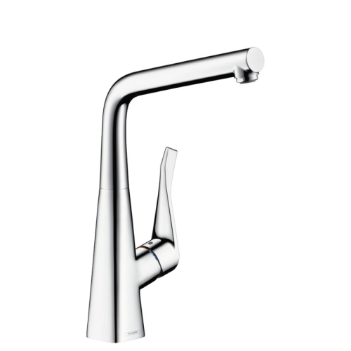 Hansgrohe Metris Смеситель  для кухни на 1 отв, поворотный излив, цвет: хром фото в интернет-магазине САНТЕХСИТИ
