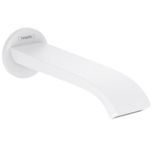 Hansgrohe Vivenis Излив для ванны, настенный, цвет: белый матовый фото в интернет-магазине САНТЕХСИТИ